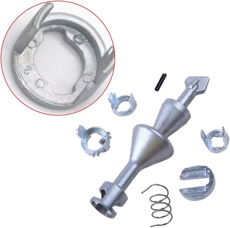 RAGBUSCLE Car Door Lock Cylinder Repair Kit, Replace 51217162427, 51217162439, 51217199833, Compatible with BMW 3 Series E90 E91 E92 E93, 1 Set (7 pcs) - Image 5